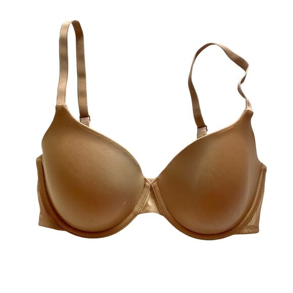 Calvin Klein Smooth Wired Bra Tan - Picture 1 of 4